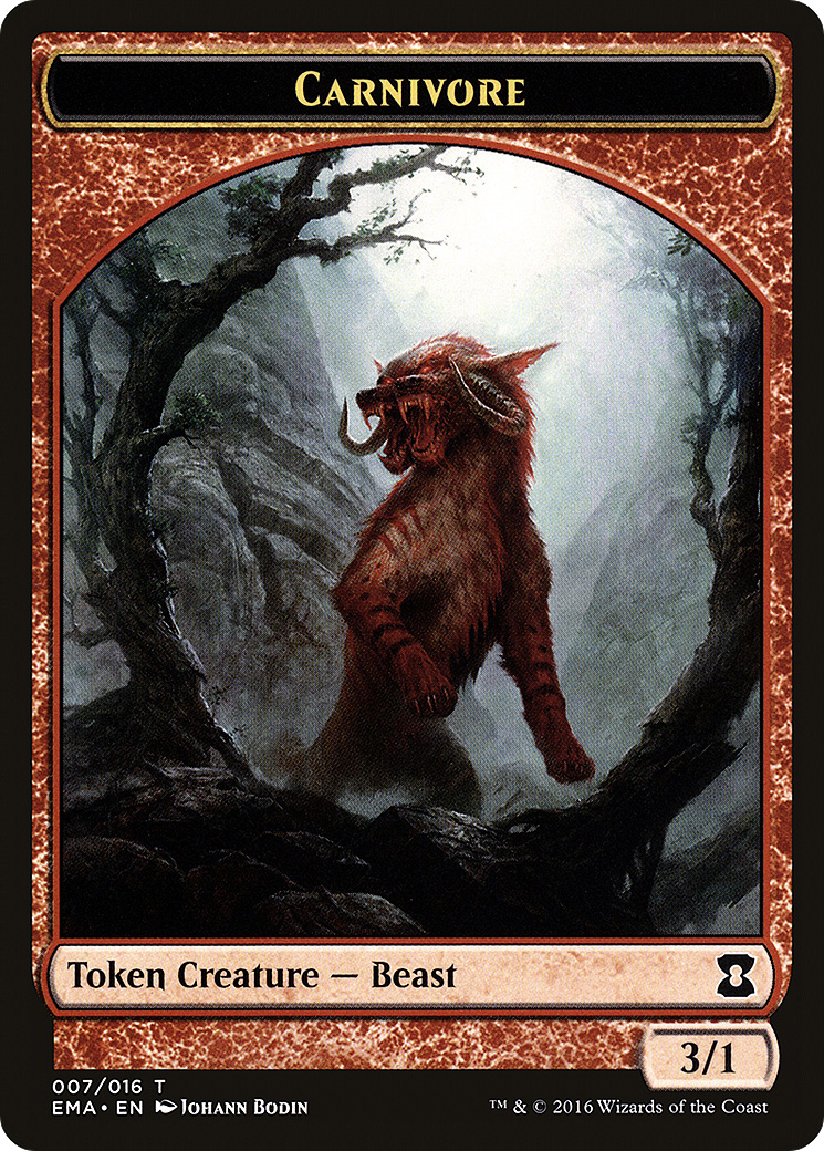 Carnivore (EMA-007) [Tokens] Eternal Masters Tokens MTG Single Wizards of the Coast