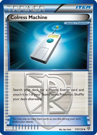 Colress Machine (Team Plasma) (119/135) Reverse Holofoil [BW: Plasma Storm] Pokemon Single Pokémon