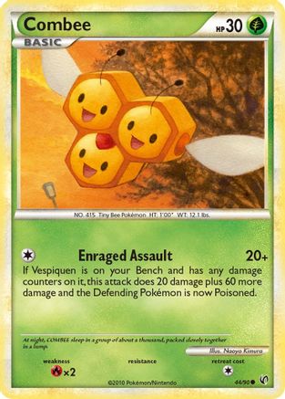 Combee (/90) Reverse Holofoil [HGSS: Undaunted] Pokemon Single Pokémon
