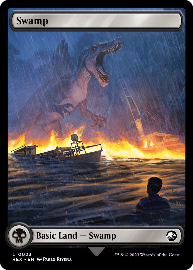 Swamp (REX-023) [Jurassic World Collection] MTG Single Wizards of the Coast