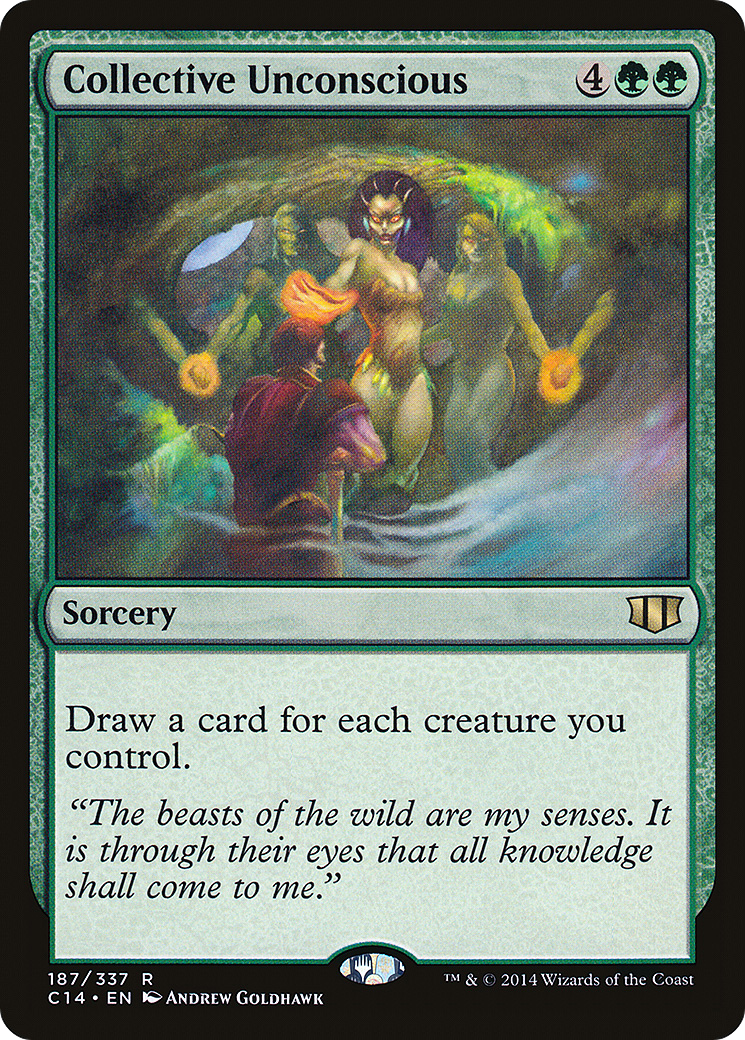 Collective Unconscious (C14-187) [Commander 2014] MTG Single Wizards of the Coast