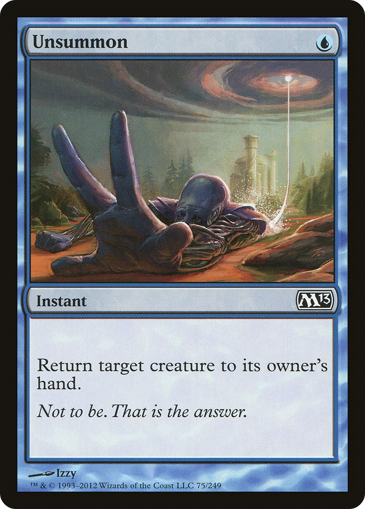 Unsummon (M13-075) [Magic 2013] Foil MTG Single Wizards of the Coast