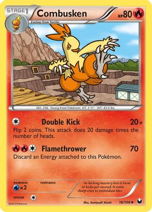Combusken (16/108) - [BW: Dark Explorers] Pokemon Single Pokémon