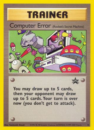 Computer Error (Rocket's Secret Machine) (16/53) [Promos: WoTC Promo] Pokemon Single Pokémon