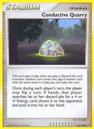 Conductive Quarry (/100) Reverse Holofoil [DP: Stormfront] Pokemon Single Pokémon