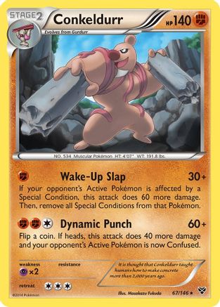 Conkeldurr (/146) Reverse Holofoil [XY: Base Set] Pokemon Single Pokémon