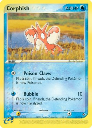 Corphish - 52/97 (52/97) [EX: Dragon] Pokemon Single Pokémon