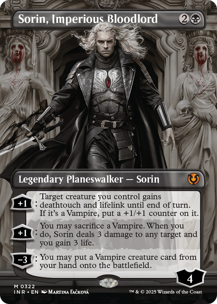 Sorin, Imperious Bloodlord (INR-322) [Innistrad Remastered] (Borderless) MTG Single Wizards of the Coast