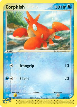 Corphish - 53/97 (/97) [EX: Dragon] Pokemon Single Pokémon