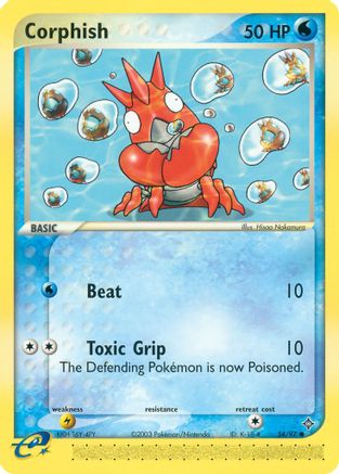 Corphish - 54/97 (54/97) Reverse Holofoil [EX: Dragon] Pokemon Single Pokémon