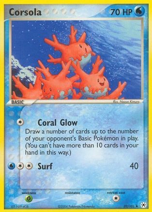 Corsola (/101) Reverse Holofoil [EX: Hidden Legends] Pokemon Single Pokémon