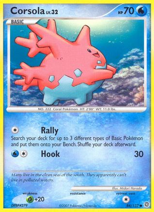 Corsola (/132) Reverse Holofoil [DP: Secret Wonders] Pokemon Single Pokémon