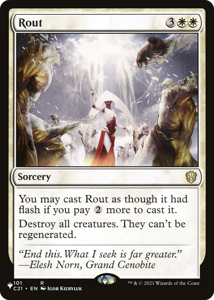 Rout (LIST-C21-101) [Mystery Booster] The List MTG Single Wizards of the Coast