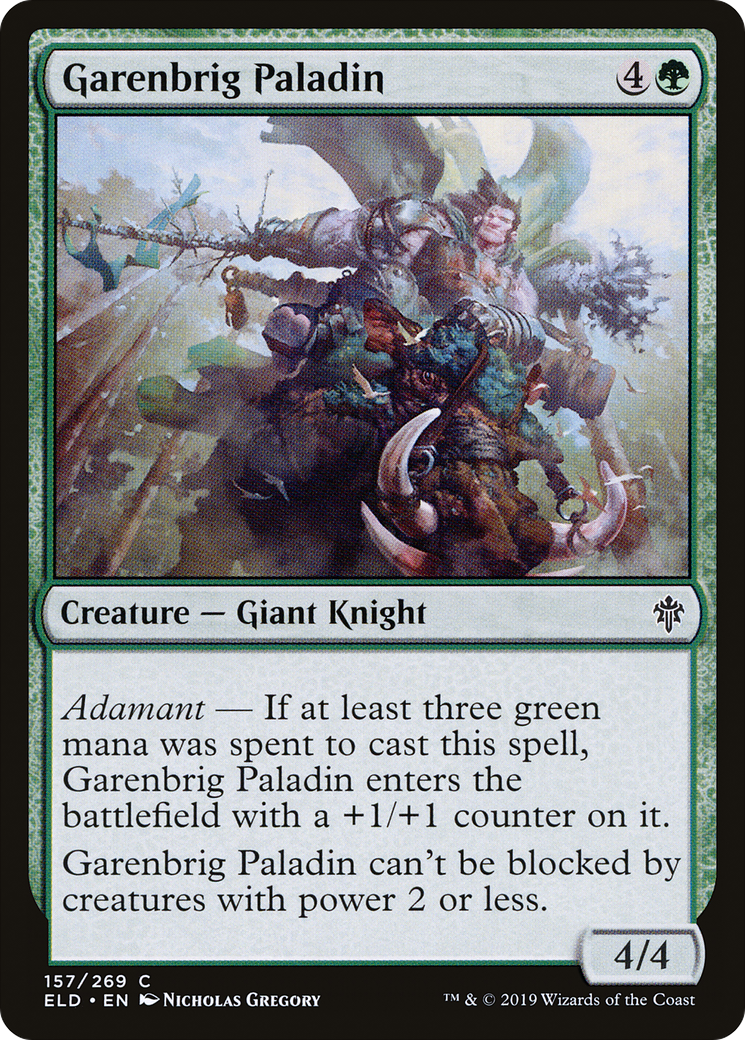 Garenbrig Paladin (ELD-157) [Throne of Eldraine] MTG Single Wizards of the Coast