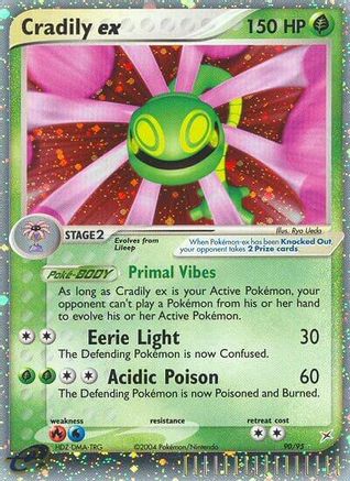 Cradily ex (/95) Holofoil [EX: Team Magma vs Team Aqua] Pokemon Single Pokémon