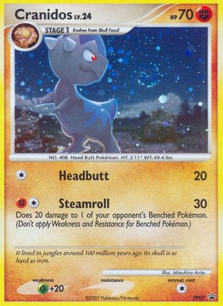 Cranidos - DP07 (/56) Holofoil [Promos: DP Promos] Pokemon Single Pokémon