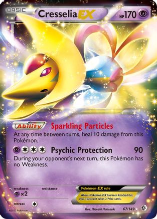 Cresselia EX (/149) Holofoil [BW: Boundaries Crossed] Pokemon Single Pokémon