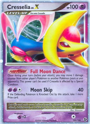 Cresselia LV.X (103/106) Holofoil [DP: Great Encounters] Pokemon Single Pokémon
