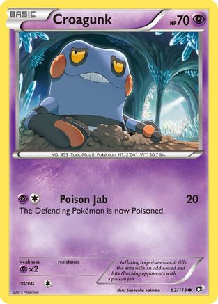 Croagunk (/113) [BW: Legendary Treasures] Pokemon Single Pokémon