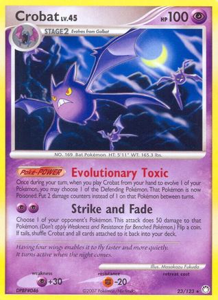 Crobat (/123) Reverse Holofoil [DP: Mysterious Treasures] Pokemon Single Pokémon