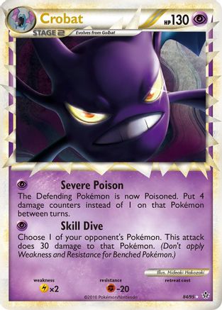 Crobat (Prime) (/95) Holofoil [HGSS: Unleashed] Pokemon Single Pokémon