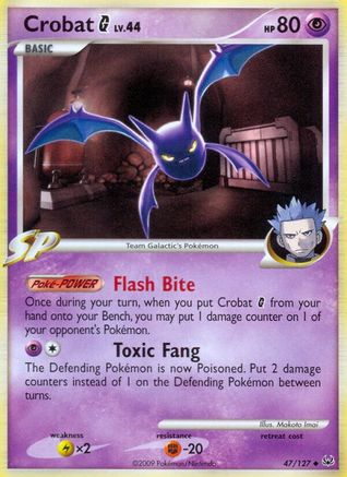 Crobat G (/127) [Platinum: Base set] Pokemon Single Pokémon