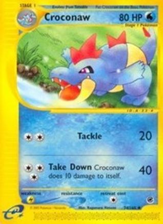 Croconaw (/165) Reverse Holofoil [Vintage: Expedition] Pokemon Single Pokémon