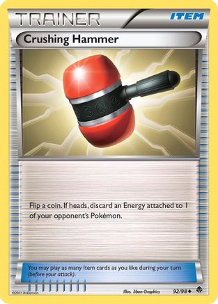 Crushing Hammer (/98) Reverse Holofoil [BW: Emerging Powers] Pokemon Single Pokémon