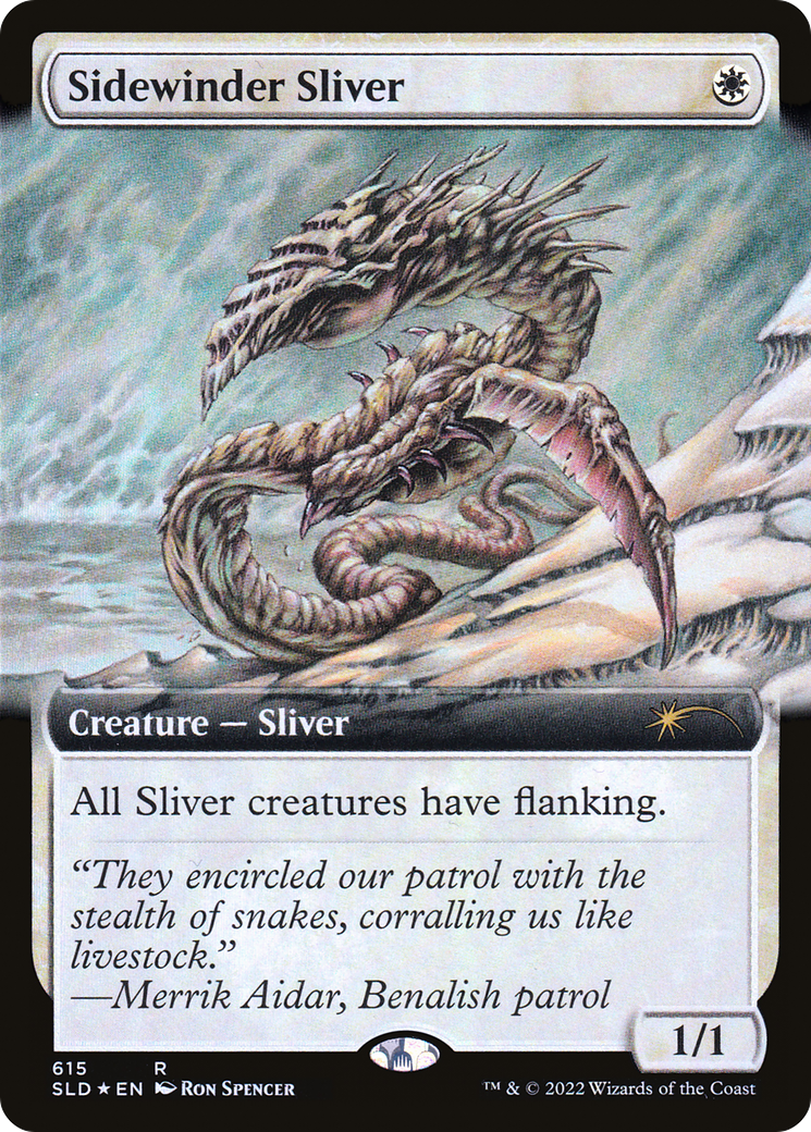 Sidewinder Sliver (SLD-615) [Secret Lair Drop] (Extended Art) Foil