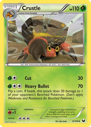 Crustle (/108) [BW: Dark Explorers] Pokemon Single Pokémon