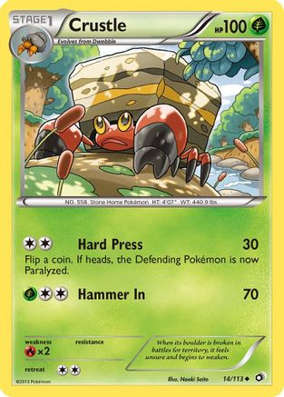 Crustle (/113) [BW: Legendary Treasures] Pokemon Single Pokémon