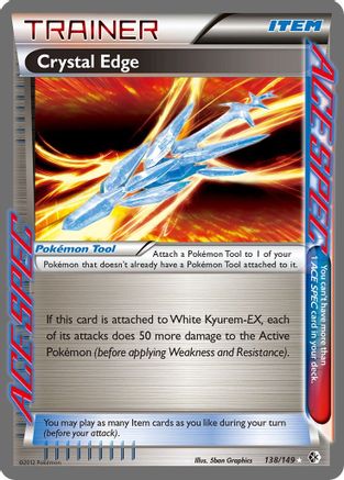 Crystal Edge (/149) Holofoil [BW: Boundaries Crossed] Pokemon Single Pokémon