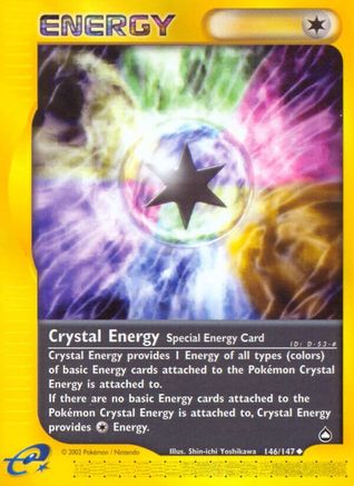 Crystal Energy (/147) Reverse Holofoil [Vintage: Aquapolis] Pokemon Single Pokémon