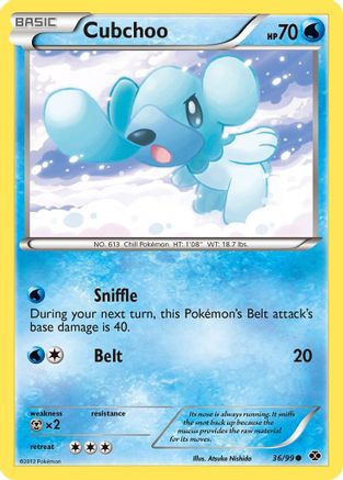 Cubchoo (/99) Reverse Holofoil [BW: Next Destinies] Pokemon Single Pokémon