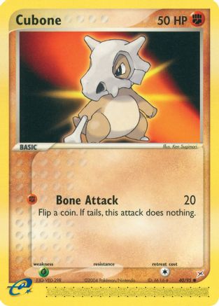 Cubone (/95) [EX: Team Magma vs Team Aqua] Pokemon Single Pokémon