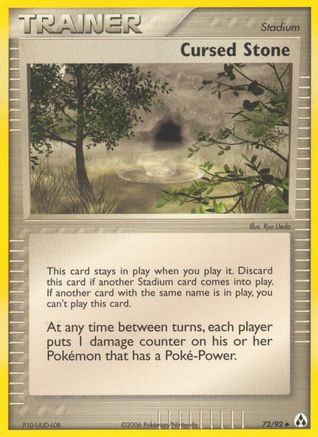 Cursed Stone (72/92) [EX: Legend Maker] Pokemon Single Pokémon