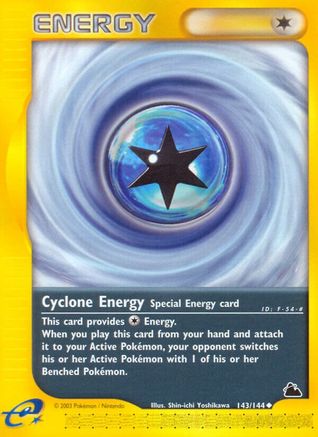 Cyclone Energy (/144) [Vintage: Skyridge] Pokemon Single Pokémon