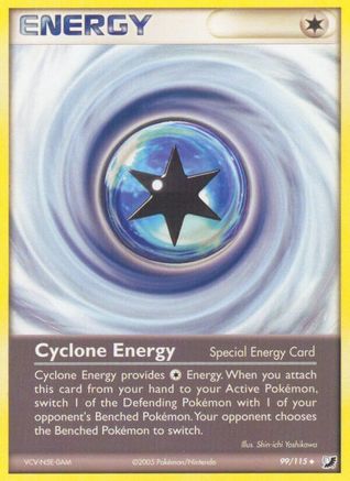 Cyclone Energy (/115) Reverse Holofoil [EX: Unseen Forces] Pokemon Single Pokémon