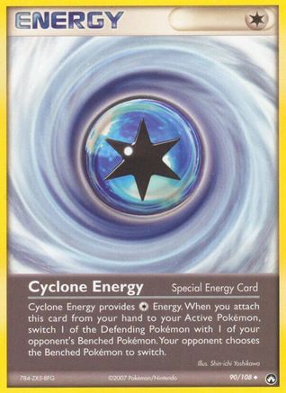 Cyclone Energy (90/108) Reverse Holofoil [EX: Power Keepers] Pokemon Single Pokémon