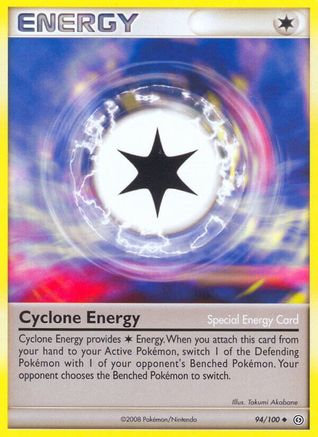 Cyclone Energy (/100) Reverse Holofoil [DP: Stormfront] Pokemon Single Pokémon
