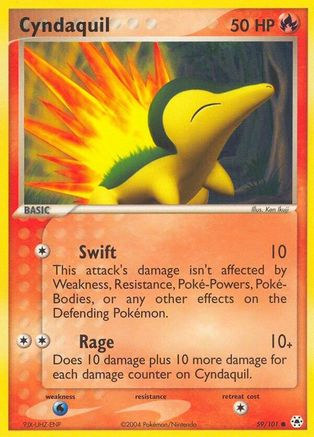 Cyndaquil (59/101) Reverse Holofoil [EX: Hidden Legends] Pokemon Single Pokémon