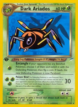 Dark Ariados (/105) 1st Edition [Vintage: Neo Destiny] Pokemon Single Pokémon