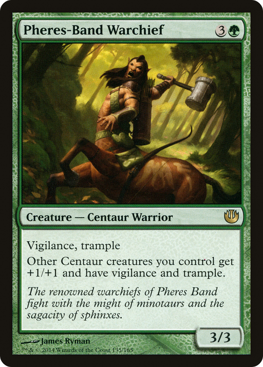 Pheres-Band Warchief (JOU-135) [Journey into Nyx] MTG Single Wizards of the Coast
