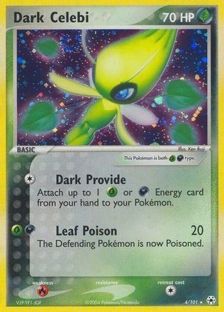 Dark Celebi (4/101) Holofoil [EX: Hidden Legends] Pokemon Single Pokémon