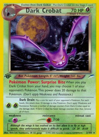 Dark Crobat (/105) [Vintage: Neo Destiny] Pokemon Single Pokémon