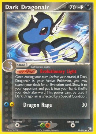 Dark Dragonair - 031/109 (31/109) Reverse Holofoil [EX: Team Rocket Returns] Pokemon Single Pokémon