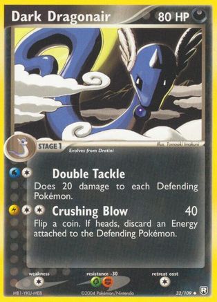 Dark Dragonair - 032/109 (32/109) Reverse Holofoil [EX: Team Rocket Returns] Pokemon Single Pokémon