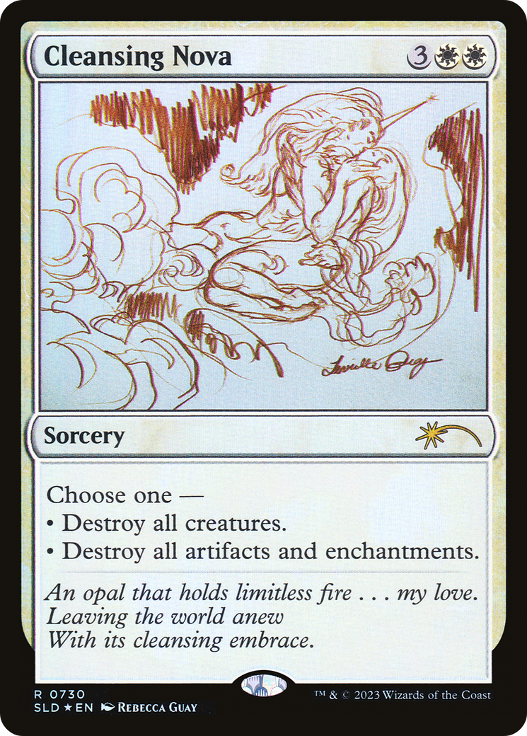 Cleansing Nova (Sketch Showcase) (SLD-730) [Secret Lair] Drop MTG Single Wizards of the Coast