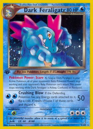 Dark Feraligatr (/105) [Vintage: Neo Destiny] Pokemon Single Pokémon