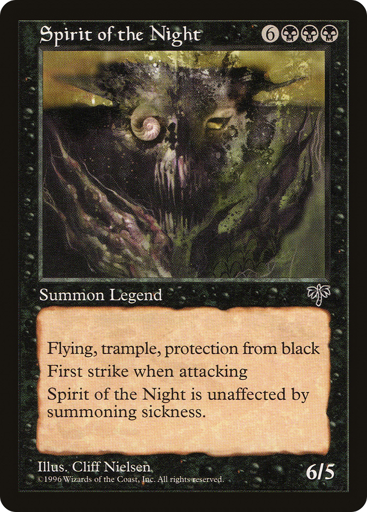 Spirit of the Night (MIR-146) [Mirage] MTG Single Wizards of the Coast